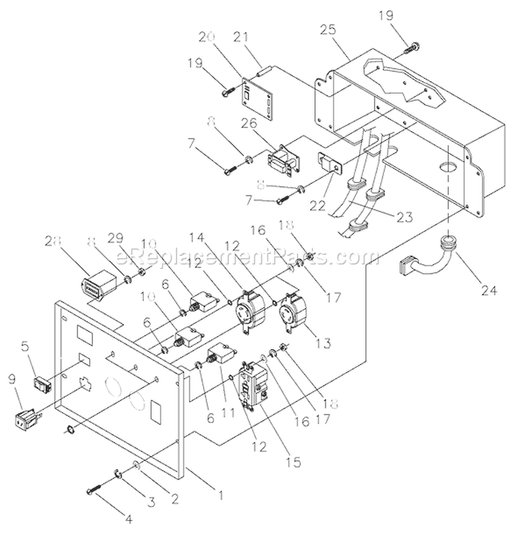 Page A Diagram and Parts List for 1786-0  Briggs and Stratton Generator